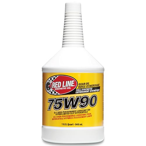 RED LINE 57904 75W90 GL-5 Synthetic Gear Oil for Hypoid Limited Slip Differentials... product image
