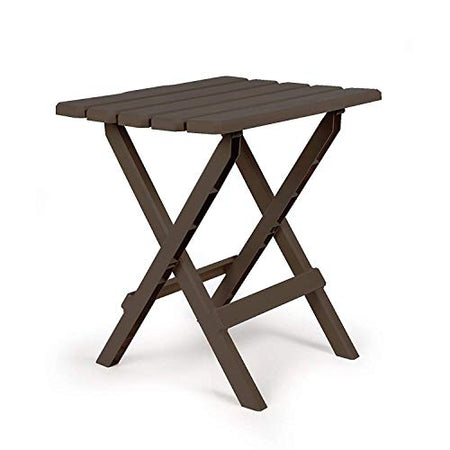CAMCO 51886 Mocha Large Adirondack Portable Outdoor Folding Side Table, Perfect... product image