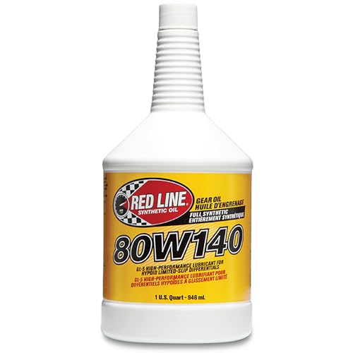 RED LINE 57-6526 58104 80W140 GL-5 Synthetic Gear Oil for Hypoid Limited Slip Differ... product image