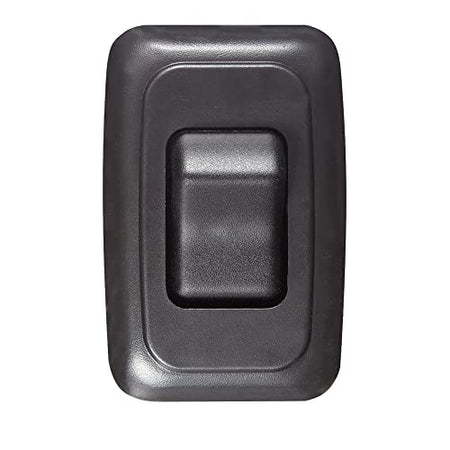 RV DESIGNER S521 Contoured Wall Switch, Includes Base and Bezel, On/Off, Single, Bla... product image