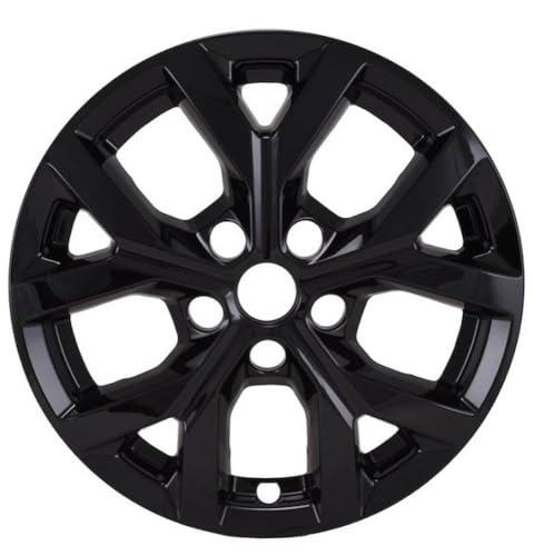 Impostor Wheel Skin Fits Jeep Grand Cherokee Limited 2022-2025 Set of 4 Wheel Covers 18 Inch Diameter Snap-On Installation Coast to Coast IWCIMP483BLK