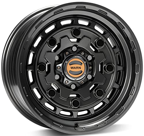 WARN 104489 Epic Wheels with Six-Lug Bolt Pattern, Black - Fits: 2021 Ford Bronco and 2019-Current Ford Ranger, Toyota Tacoma, and Toyota 4Runner