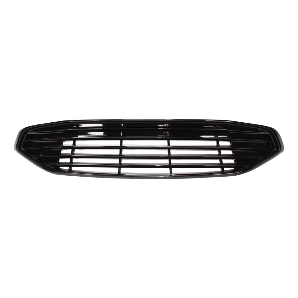 CCI Grille Insert GI182BLK, Overlay, Bar Style, 1 Piece, Gloss Black, ABS Plastic, Fits 2019-2020 Ford Fusion