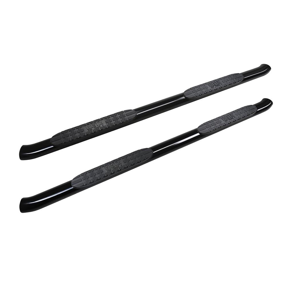 Westin 21-24135 PRO TRAXX 4 Oval Nerf Bars fits 2019-2026 Silverado Sierra 1500 2020-2026 Silverado Sierra 2500 3500 Crew Cab (Exc 2019 Silverado LD/Sierra 1500 Limited) Black Pair