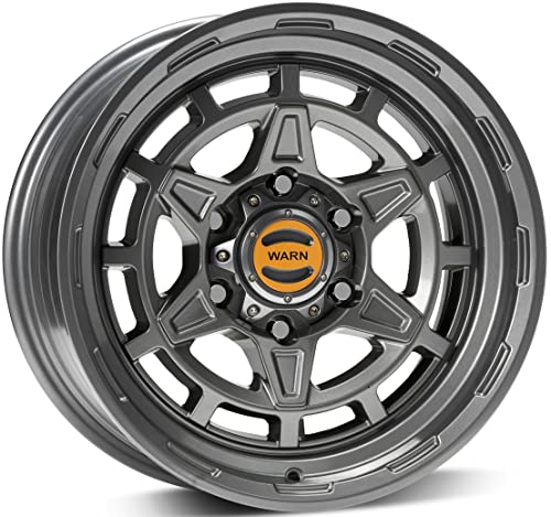 WARN 104488 Epic Wheels with Six-Lug Bolt Pattern, Gunmetal Gray - Fits: 2021 Ford Bronco and 2019-Current Ford Ranger, Toyota Tacoma, and Toyota 4Runner