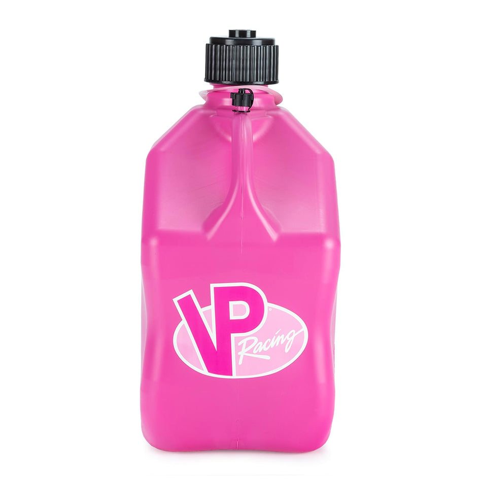 VP Racing 3812-CA, 5.5 Gallon Motorsport Racing Jug with Contoured Handle, Multipurpose Cap and Rubber Gaskets, Pink (1 Pack)