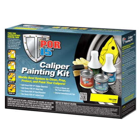 POR 15 42939 POR-15 Caliper Painting Kit, Yellow, Clean, Prep and Paint Brake Ca... product image