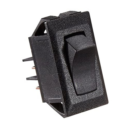 RV DESIGNER S261 Rocker Switch, 10 Amp, On / Off, SPST, Black, DC Electrical product image