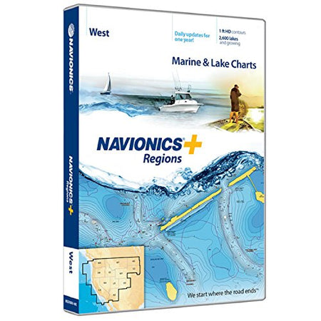 NAVIONICS MSD/NAV+WE Plus Regions West Marine and Lake Charts on SD/MSD product image