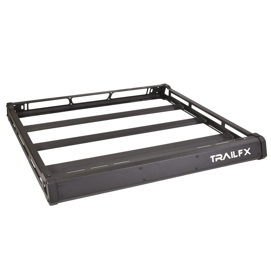 Heavy-Duty Aluminum Roof Basket Cargo Carrier for Wrangler JL & Gladiator Direct Fit No Drill Application