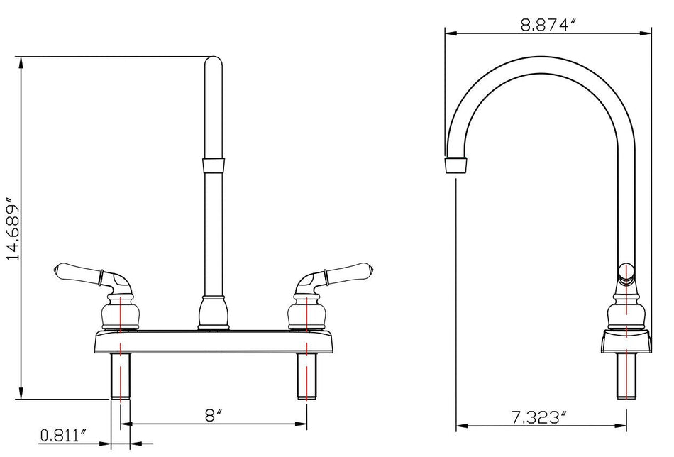 BestPEX 51182 Metal Long Handle Ball Valve, 0.5" Size