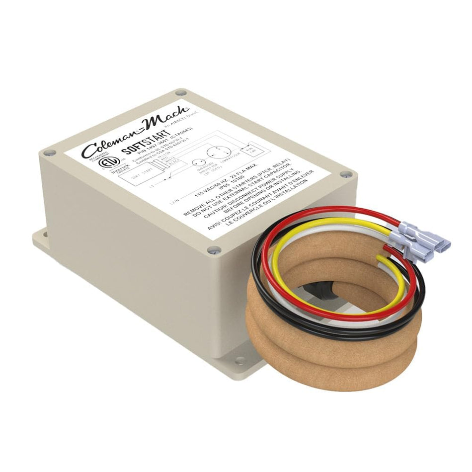 Coleman-Mach Soft Start Kit for All Coleman-Mach Air Conditioners and Heat Pumps - Reduces Start-Up Amperage by 75%, Fits Series 45000/47000/48000, Smooth Ramping for Improved Performance (1497-3601)