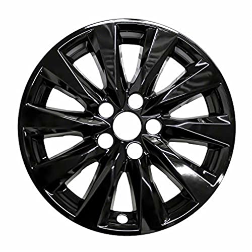 Coast To Coast International Gloss Black Impostor Wheel Skins, Set of 4, Compatible with Toyota Camry 2018-2023, IMP448BLK, 17 inch
