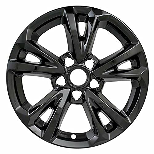 Coast To Coast International Gloss Black Impostor Wheel Skins, Set of 4, Compatible with Chevrolet Equinox 2016-2017, IWCIMP384BLK