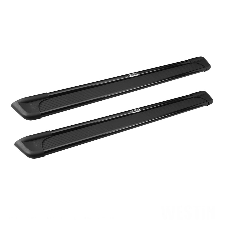 Westin 27-6155 Sure-Grip Running Boards Aluminum Black Pair 85 in. (Required Mounting Kit Sold Separately)