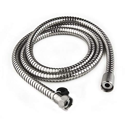 Dura Faucet DF-SA200-CP RV 60 inch Flexible Stainless Steel Handheld Shower Head Hose (Chrome)