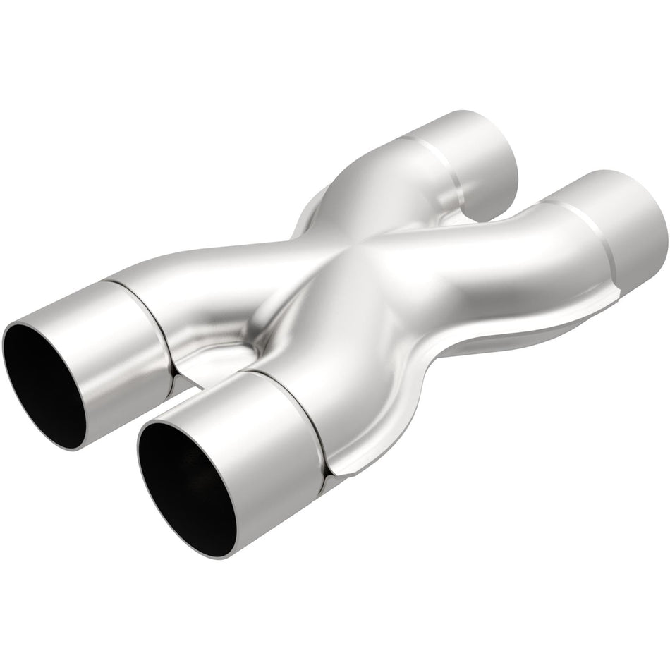 MagnaFlow Performance Exhaust Tru-X Crossover X-Pipe 10791: 2.5"/2.5" Inlet/Outlet, Stainless Steel