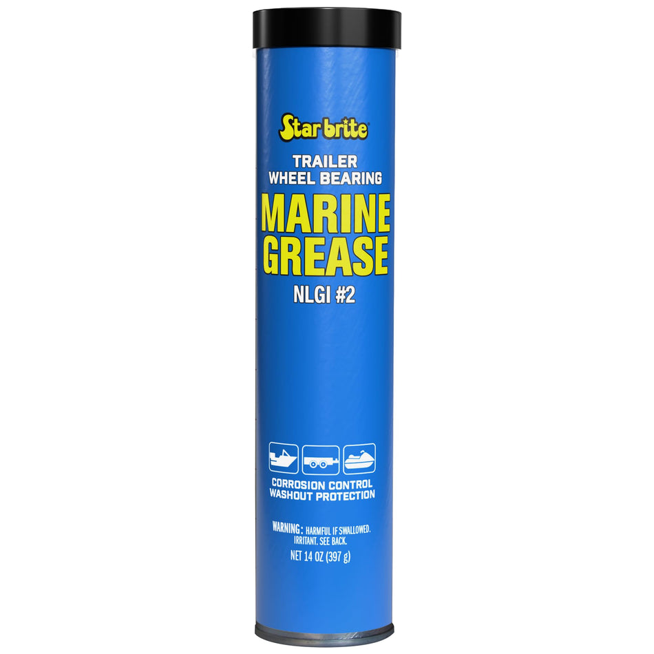 STAR BRITE Wheel Bearing Grease - Boat Trailer Marine Grade - 14 OZ Grease Gun Cartridge (026014)