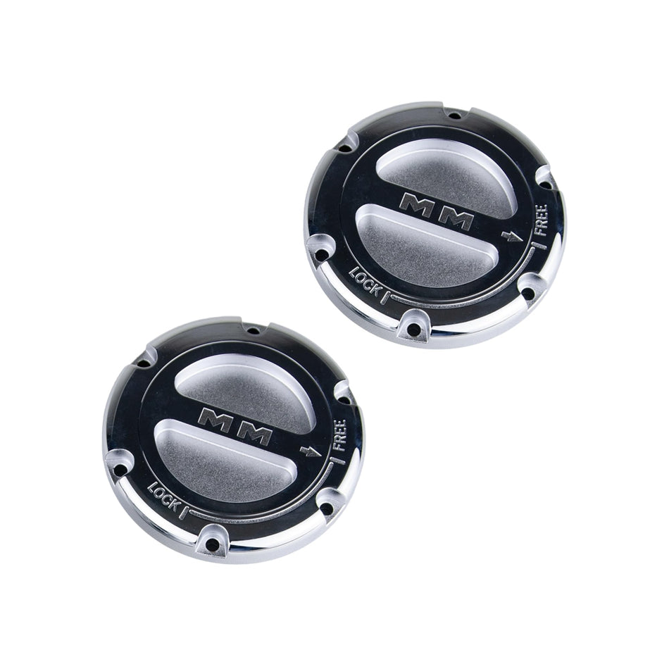 MILE MARKER 549 Pair of Premium Manual Locking Hubs fits 2005-2020 F250 F350 F450 F550 | Replaces Original Equipment Manual or Automatic Hubs | Durable Metal Construction