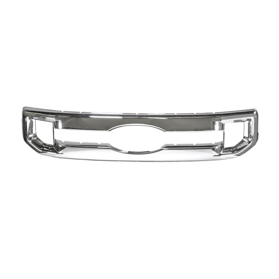 CCI Grille Insert GI174, Overlay, Bar Style, 1 Piece, Chrome Plated, ABS Plastic, Fits 2020-2022 Ford F-250 Super Duty XL and XLT Models
