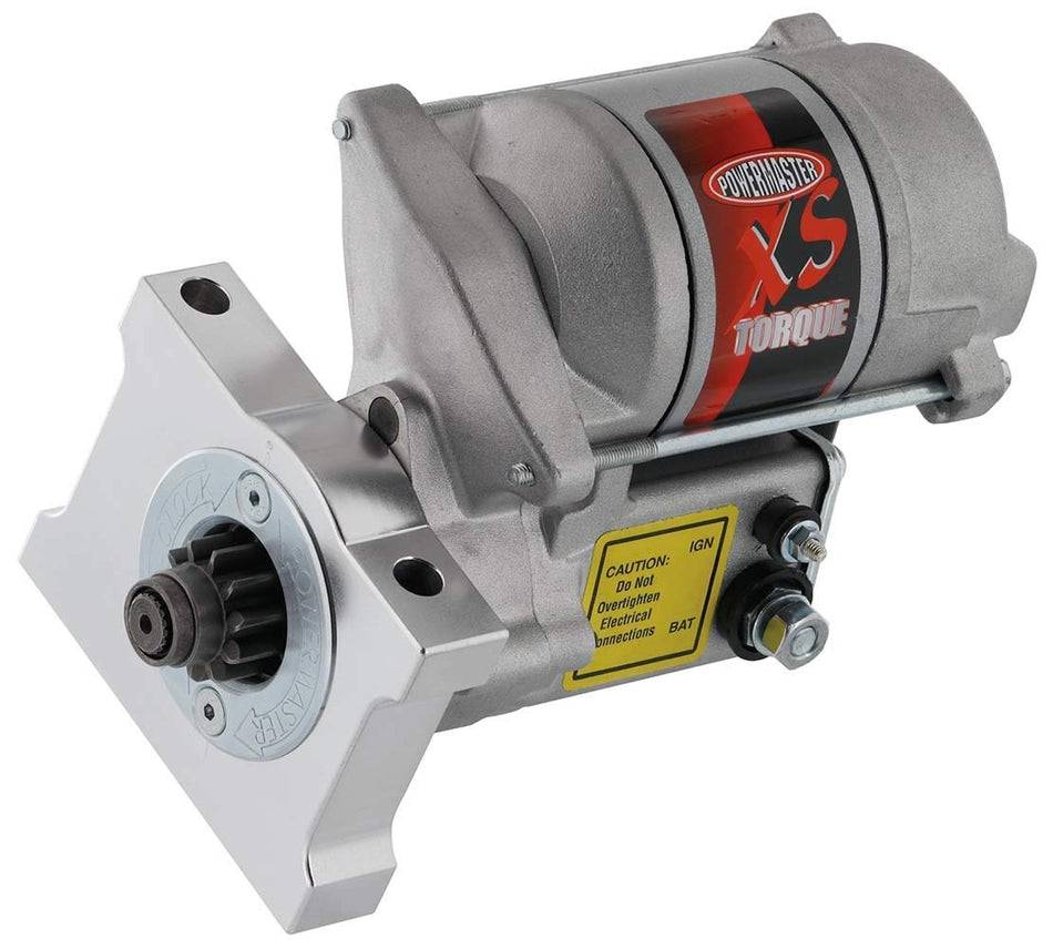 Powermaster 9510 Starter, XS Torque, 4.4:1 Gear Reduction, Natural, Oldsmobile / Pontiac V8 1965-81, Each