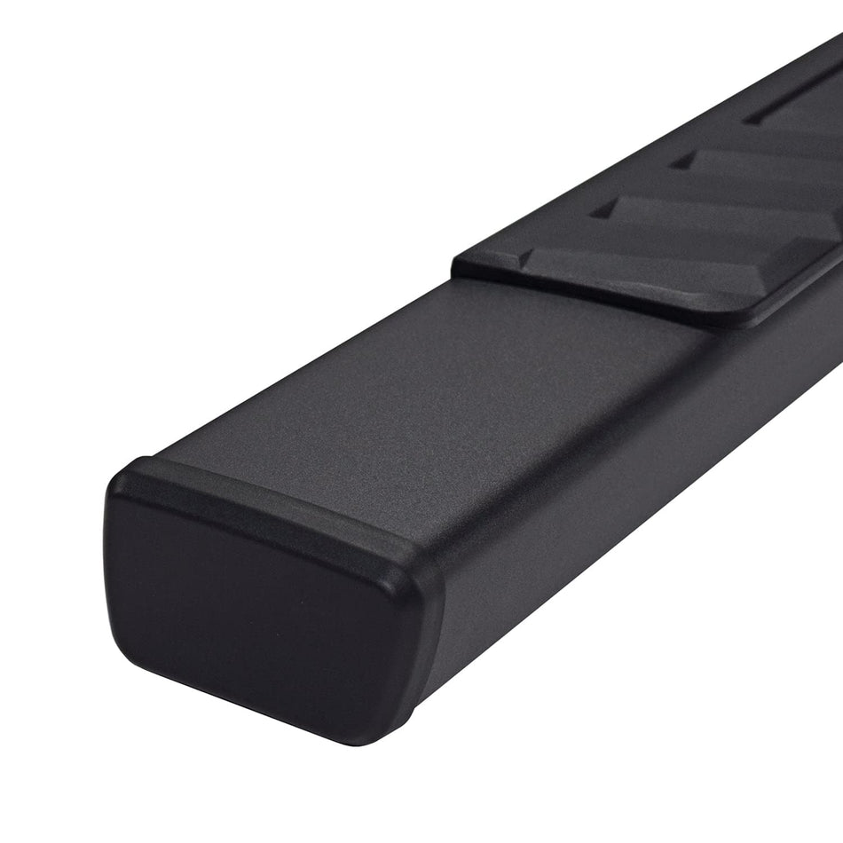 Trailfx Side Step Bars Fits 2009–2010 Dodge Ram 1500 4 Inch Trapezoid Straight Side Steps with Step Pads Black Matte Powder-Coated Steel Rocker Panel Mount Drilling Required Set of 2 TrailFX A4012B