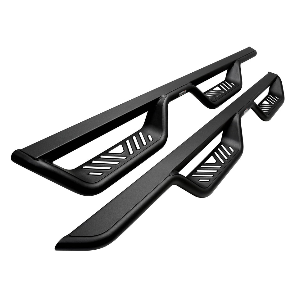 Westin 20-14065 Outlaw Drop Nerf Bars fits 2018-2026 Wrangler JL Unlimited 4Door Textured Black Pair