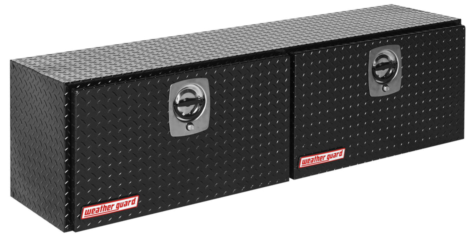 Weather Guard Model 365-5-02 Super Hi-Side Truck Box, Aluminum, Gloss Black, 10.8 cu ft capacity