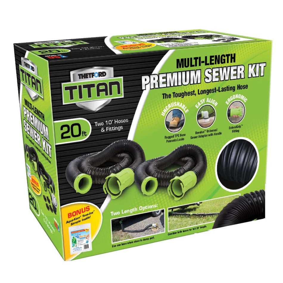TITAN Fuel Tanks TITAN™ PREMIUM HOSE KIT 20' COMPLETE SYSTEM - Outdoor Depot
