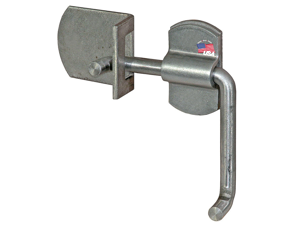 Buyers Products B2588W Weld On Finish Straight Side Security Latch Set – 4 Piece Bolt-On or Weld-On Door Kit for Stake Bodies, Trailers, Gates, Fences – Heavy-Duty Gate Latch, Easy Installation