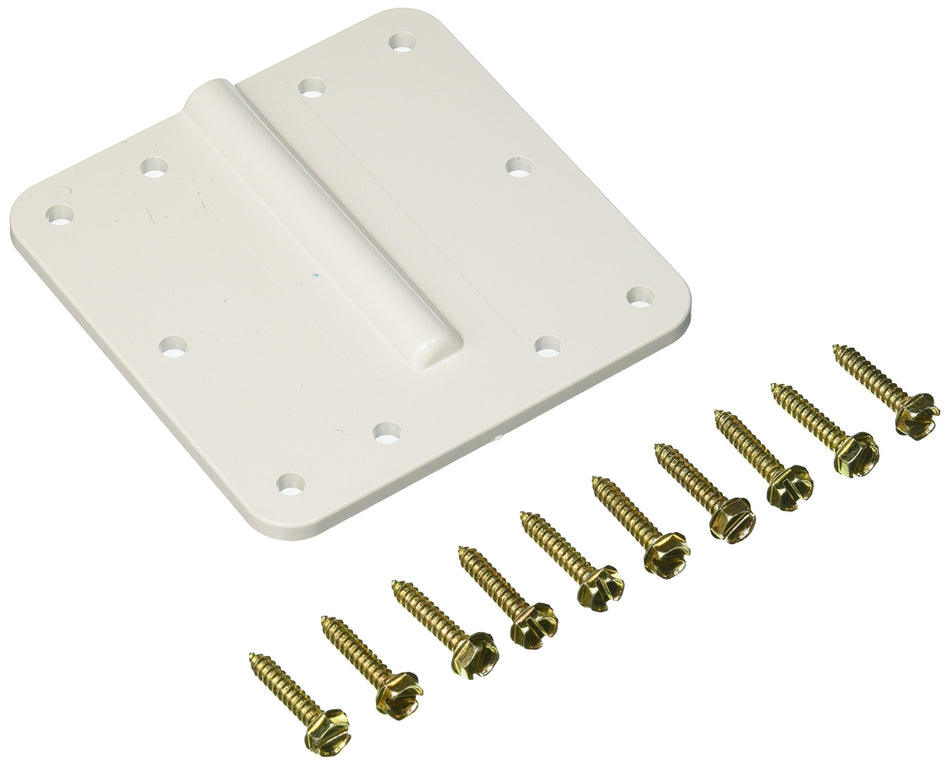Dura Faucet DF-SA100A1-WT RV Shower Faucet Valve Diverter with 2-Knobs for Exterior Shower Boxes (White)