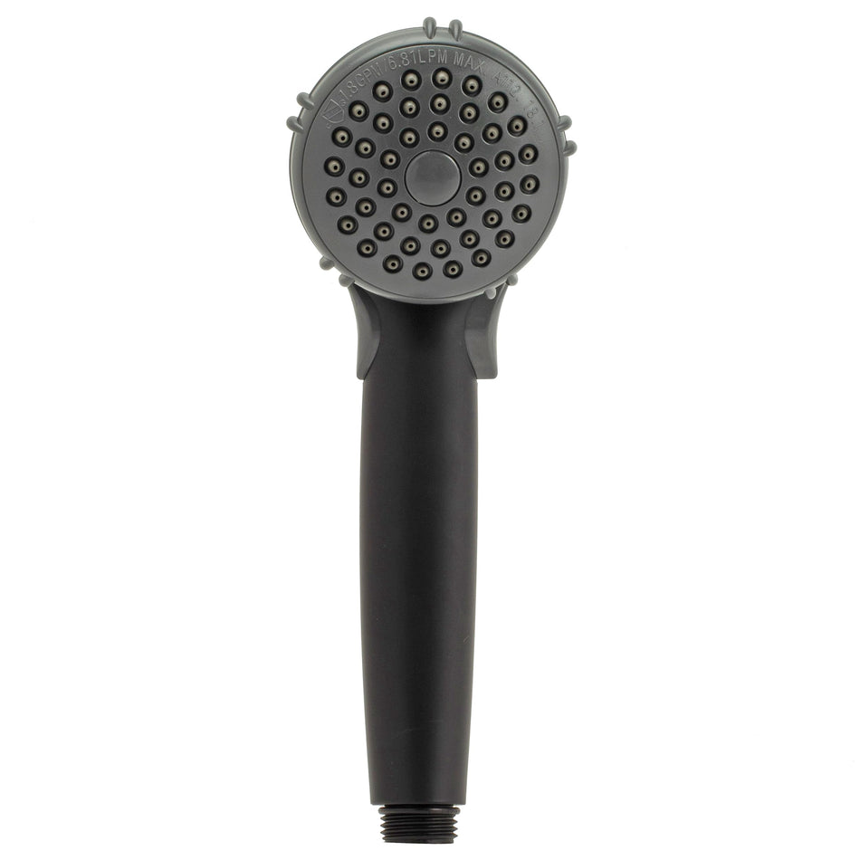 Dura Faucet DF-SA400-MB RV Hand Held Shower Wand, Water Saving Trickle Switch (Matte Black)