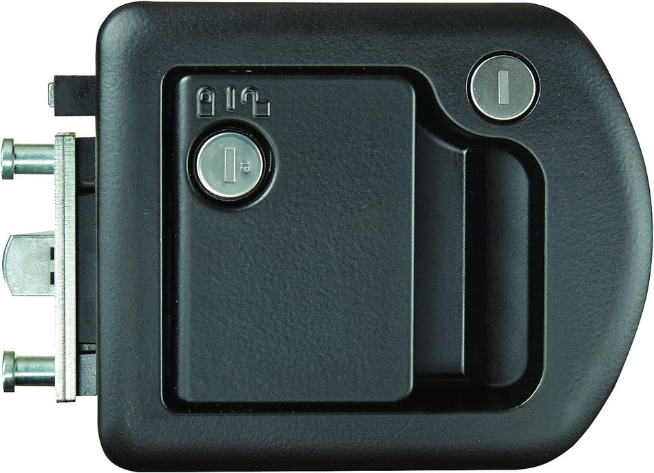 RV Designer T507 TriMark Motorhome Entrance Door Lock with Deadbolt - Fit for 1.38-1.58” RV Motorhome Doors - Right/Left-Hand Use - FMVSS 206 Compliant