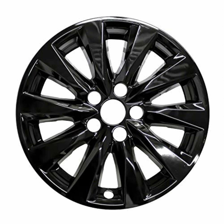 Coast To Coast International Gloss Black Impostor Wheel Skins, Set of 4, Compatible with Toyota Camry 2018-2023, IMP448BLK, 17 inch