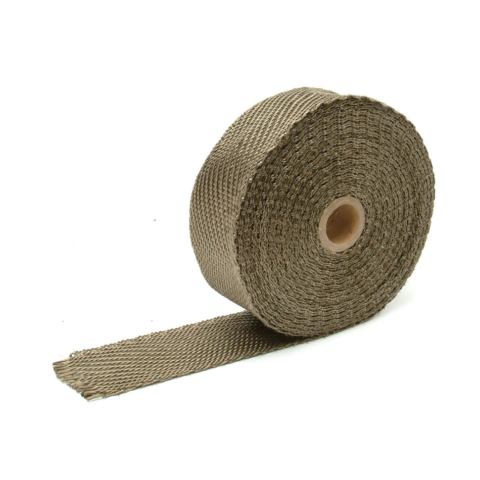 Design Engineering Titanium Exhaust Heat Wrap with Lava Rock Technology - 2" x 50' - Heat Wrap for Exhaust Pipes, Pliable Exhaust Wrap Tape, Withstands 1800°F Direct Heat & 2500°F Intermittent Heat