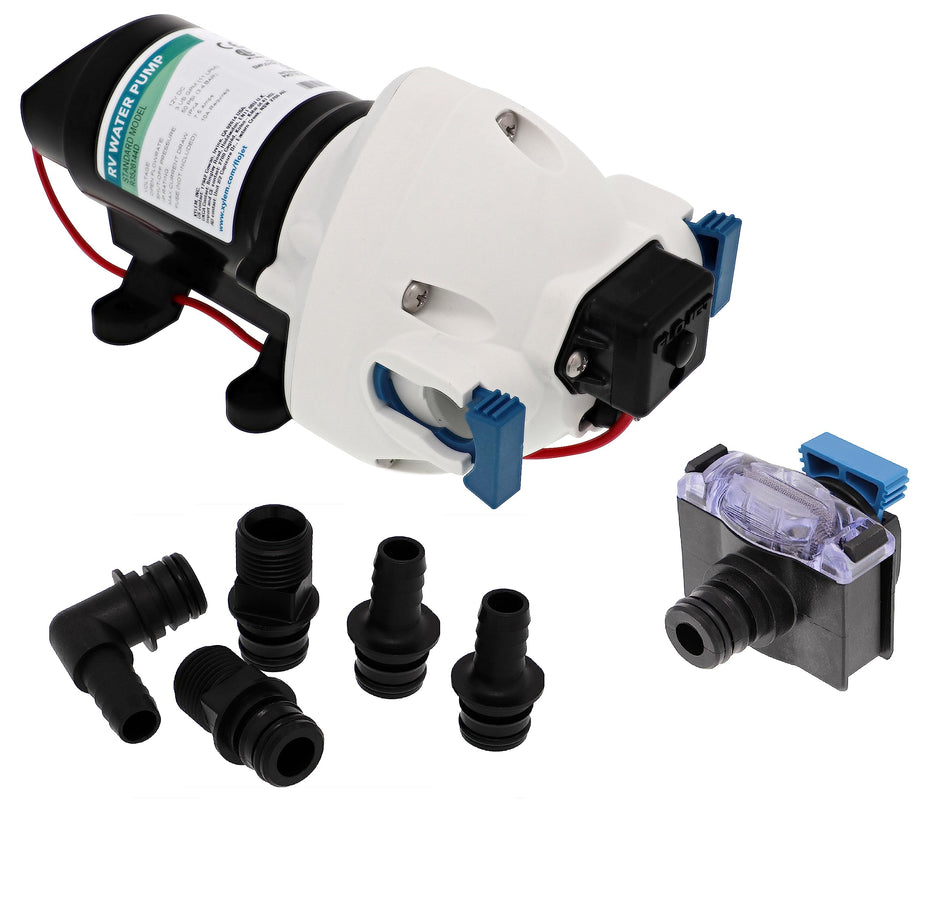 XYLEM R3526144D Flojet  RV Water Pump, 12 VDC 3-Chamber, 3GPM, 50PSI Marine & Electronics