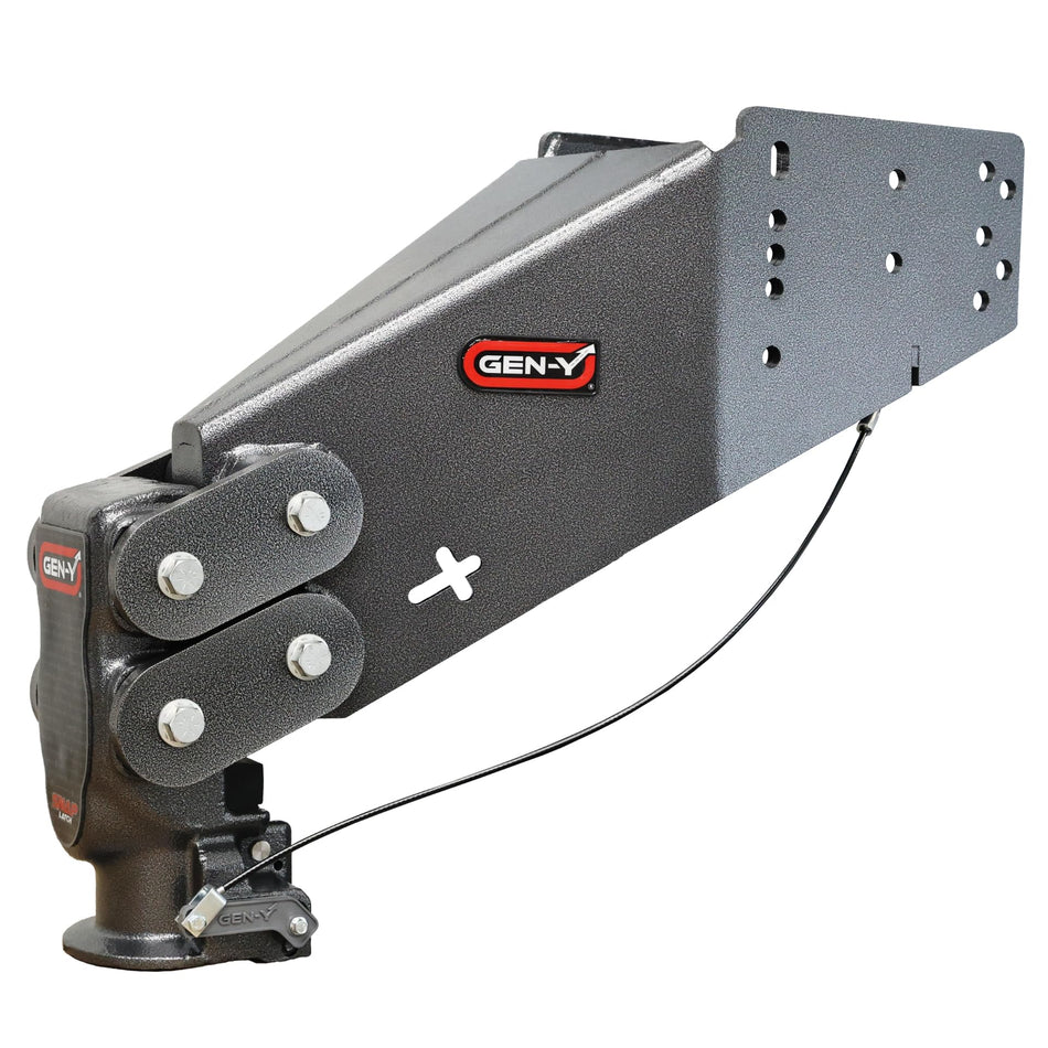GEN-Y Hitch Fifth Wheel to Gooseneck SnapLatch Coupler | 3,500-6,500 Pound Pin Weight Range | 30K Pound Towing Capacity | Compatable with 2 5/16" Gooseneck Ball