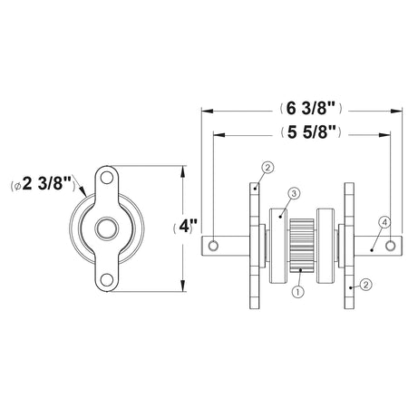 AP PRODUCTS 014-281331 ( Replacement Part for Slide-Out Gear Pack RV & Camper