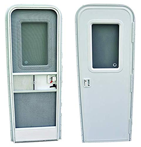 AP PRODUCTS 015-201495 RV Entrance Door Window Glass, White RV & Camper