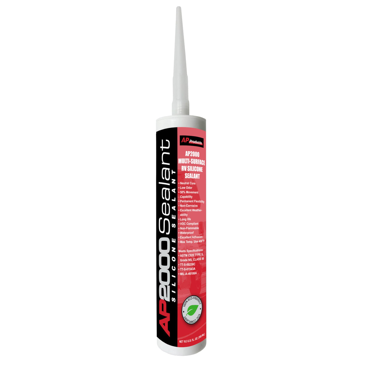 AP PRODUCTS 017-2001 0172001 AP2000 SEALANT CLEAR-10.3OZ RV & Camper
