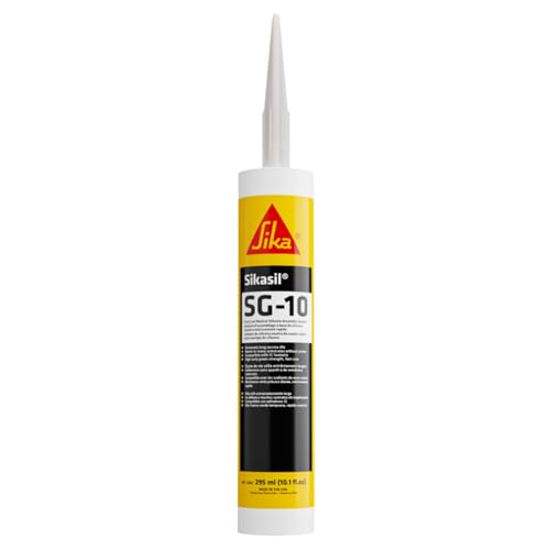 AP PRODUCTS 017-412771 SIKASIL SG-10 Silicone Sealant - 295 ML, Clear RV & Camper