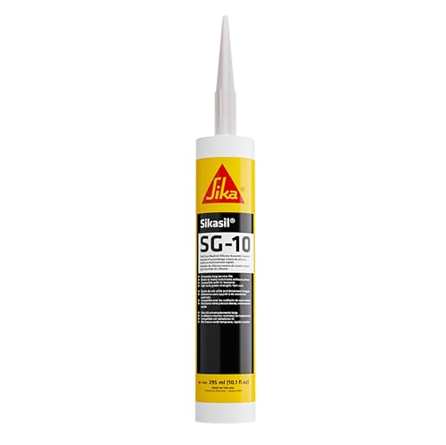 AP PRODUCTS 017-412772 Sikasil SG-10 Silicone Sealant - 295 ML (10.1 oz.), Clear Wheels & Tires