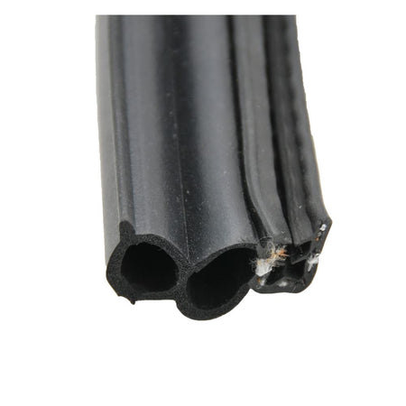 AP PRODUCTS 018-181-BB 0121.2137 Slide Double Bulb Seal with Slide-On Clip, Black, 1.5 In...
