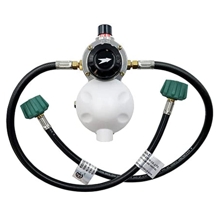 AP PRODUCTS 028-606024 Auto Changeover LP Gas Regulator with Two 24 Pigtails, Cover & Moun...