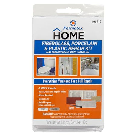 AP PRODUCTS 002-90217 Devcon Fiberglass, Porcelain and Plastic Repair Kit - White/Almond