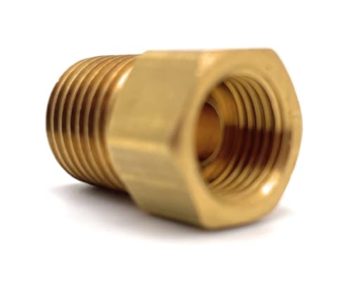 AP PRODUCTS ME2132P Marshall Excelsior Inverted Flare Adapter - 1/4 MNPT x 1/4 Female ...