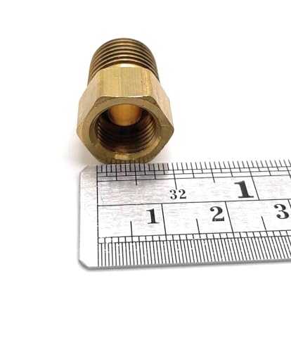 AP PRODUCTS ME2132P Marshall Excelsior  Inverted Flare Adapter - 1/4 MNPT x 1/4 Female ...