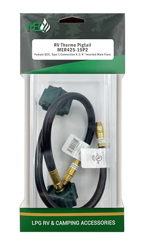 AP PRODUCTS MER42515P2 15' THERMO PIGTAIL 1/4' INVERTED F