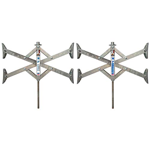 BAL NORCO 28024 BAL X-Tended Fit X-Chock Tire Locking Chock – Wheel Stabilizer for... RV & Camper