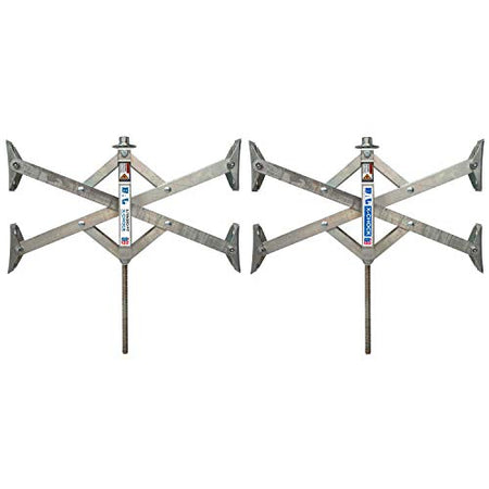 BAL NORCO 28024 BAL X-Tended Fit X-Chock Tire Locking Chock – Wheel Stabilizer for... RV & Camper